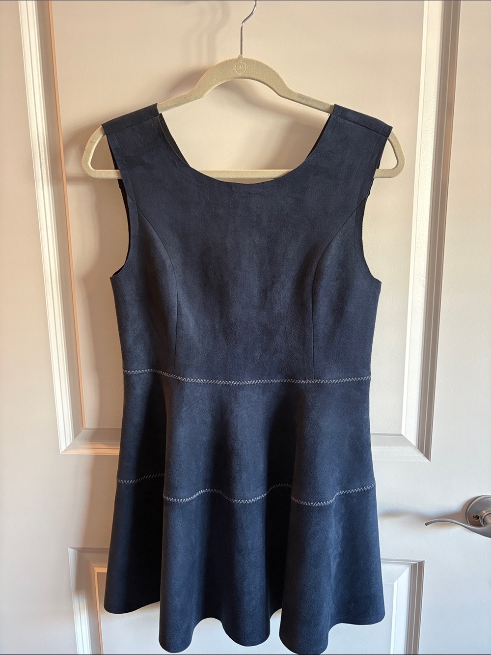 Illa Illa Classic Navy Sleeveless Fit-and-Flare Dress